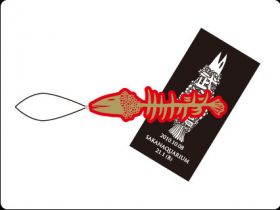 骨ロゴ ストラップ（ステッカー付）