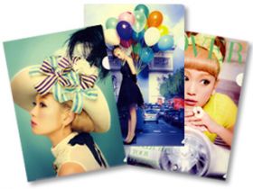 西野カナ(カナやん) Love Collection Tour ～pink ＆ mint～ Love Collection オリジナルクリアファイル　MINT