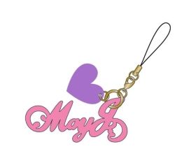 May J.(メイ・ジェイ) Live 2011 “Believin' Colors” ストラップ(ハート×ピンク)