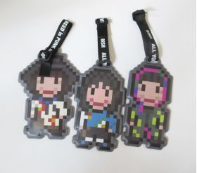 BiSH(ビッシュ) セット商品 グッズセット AH ピクセルPVCラゲッジタグ 3個セット リンリン アユニ・D セントチヒロ・チッチ
