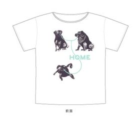 HOME Kids イヌ家系 Tシャツ　ホワイト