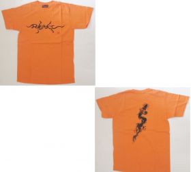 B'z(ビーズ) LIVE GYM '99 Brotherhood Tシャツ -Respect III- 稲葉デザイン オレンジ
