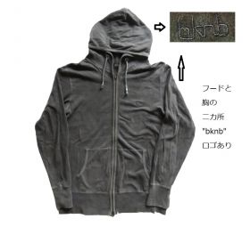 back number(バックナンバー) bknb bknb 後染めパーカー