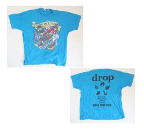drop(ドロップ) 旅せよドロップ Tシャツ ブルー 滝口ひかり
