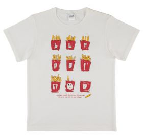 Tシャツ(ポテト)《白》