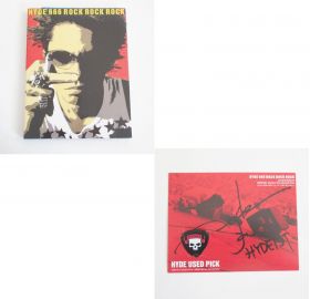HYDE(VAMPS) その他グッズ HYDE使用ピック(台紙付き)666写真集