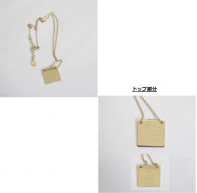 AAA(トリプルエー) 限定販売 宇野実彩子×Ravinaネックレス(イエローゴールド）