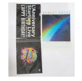 L'Arc～en～Ciel(ラルク) セット商品 クリアファイル 30th ラルくじ 虹を架けよう何度でも ミライ特典 等 3点セット