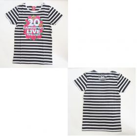 L'Arc～en～Ciel(ラルク) 20th L'Anniversary Live ボーダー Tシャツ【SIZE:S】