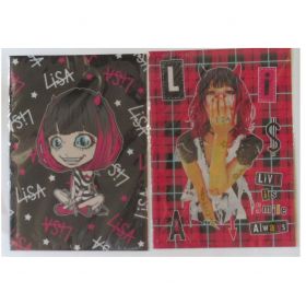 LiSA(リサ) その他 「リサラボっ。」限定 クリアファイル 2種セット 2017