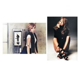 倖田來未(くぅちゃん) 15th Anniversary Live Tour 2015 -WALK OF MY LIFE- FC限定グッズ　クロックアート ポスター 時計　2枚組