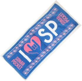 ソナーポケット(ソナポケ) 限定販売 I LOVE SPタオル(青桃)