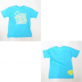 神楽坂ゆか(田村ゆかり) セカンドコンサート “またするの？”トクン・・・胸きゅん?あばんちゅ～る Tシャツ ブルー
