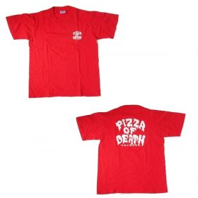 Hi-STANDARD(ハイ・スタンダード) その他 Tシャツ レッド Pizza of Death ロゴ