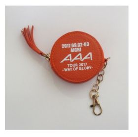 AAA(トリプルエー) DOME TOUR 2017 -WAY OF GLORY- ご当地ミニコインケース 橙 愛知公演限定 西島隆弘