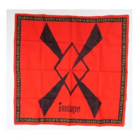 尾崎豊(オザキ) Yutaka Ozaki Tour'91 "Birth" バンダナ ハンカチ isotope