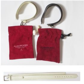 THE ALFEE(ジ・アルフィー) AUBE 2000 レザーブレスレット 2連 2点セット 白 黒