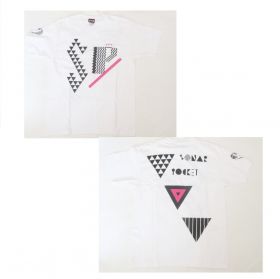 ソナーポケット(ソナポケ) ソナポケイズム DE LA SPECIAL ～冬の陣～ in 日本ガイシホール Tシャツ　幾何学　ホワイト