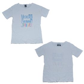 Mr.Children(ミスチル) DOME TOUR 2009 ?SUPERMARKET FANTASY? 刺繍バーコードシール Tシャツ ホワイト