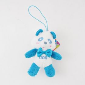 AAA(トリプルエー) アミューズメント景品 え～パンダリボンネクタイマスコット(青)