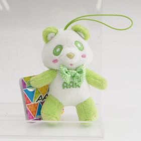 AAA(トリプルエー) アミューズメント景品 え～パンダリボンネクタイマスコット(緑)