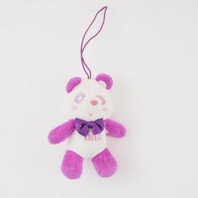 AAA(トリプルエー) アミューズメント景品 え～パンダリボンネクタイマスコット(桃)