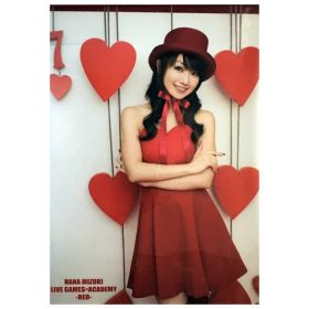 水樹奈々(NANA) ポスター LIVE GAMSE -RED- 特典 クリアポスター