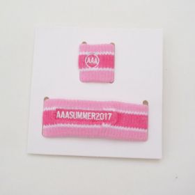AAA(トリプルエー) a-nation’17 リストバンド＆フィンガーバンドセット　桃