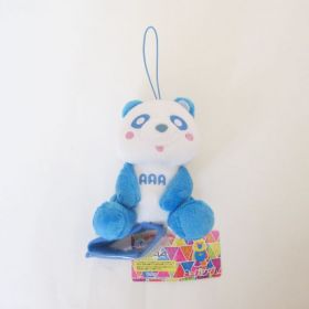 AAA(トリプルエー) アミューズメント景品 え～パンダ 肩のりぬいぐるみ 青