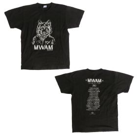 MAN WITH A MISSION(マンウィズ) TOUR 2013～あなたの街に１９ヨツアー　完全版～ Tシャツ ブラック 狼