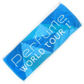 Perfume(パフューム) WORLD TOUR 1st フェイスタオル　ブルー