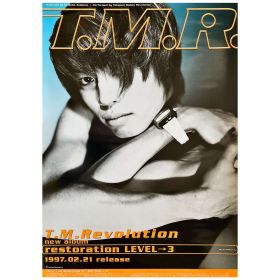 T.M.Revolution(西川貴教) ポスター restoration LEVEL→3