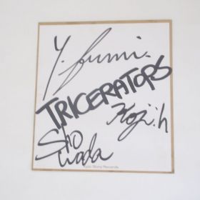 TRICERATOPS(トライセラトップス) その他 サイン色紙