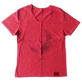 UNISON SQUARE GARDEN(ユニゾン) 誰かが忘れているかもしれない僕らに大事な001のツアー 三日月 Tシャツ レッド