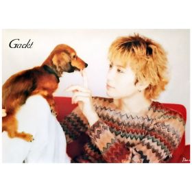 Gackt(ガクト) ポスター 犬 Dears