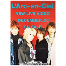 L'Arc～en～Ciel(ラルク) ポスター ハートに火をつけろ! 1998 VHS