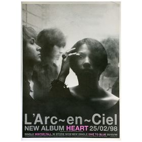 L'Arc～en～Ciel(ラルク) ポスター HEART 1998 告知 アルバム