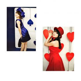 水樹奈々(NANA) ポスター LIVE GAMES×ACADEMY-BLUE-RED 購入特典 2枚