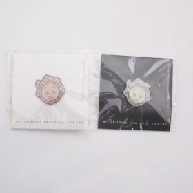 Mr.Children(ミスチル) その他グッズ ミスチルくん　ピンバッジ　白、桃セット 初代 2004 シフクノオト