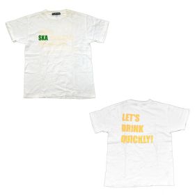 東京スカパラダイスオーケストラ(スカパラ) その他 Tシャツ ホワイト　Let's drink quickly!