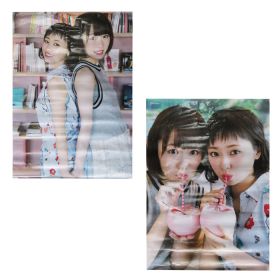 欅坂46(けやきざか46) ポスター 今泉佑唯＆小池美波 B.L.T. 2018年4月号別冊付録
