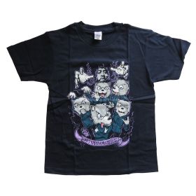 MAN WITH A MISSION(マンウィズ) Out of Control JAPAN Tour 2015 ハカセTシャツ 2 ネイビー パープル