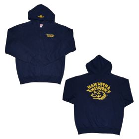 MAN WITH A MISSION(マンウィズ) その他 パーカー ダークブルー ロゴ