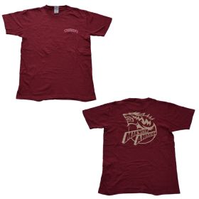 MAN WITH A MISSION(マンウィズ) その他 ローカルロゴ Tシャツ バーガンディー 京都大作戦 2015限定