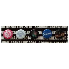 SCANDAL(スキャンダル) ARENA LIVE 2014『360°』＆『FESTIVAL』 缶バッチセット　5個
