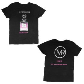 T.M.Revolution(西川貴教) T.M.R.YEAR COUNT DOWN PARTY LIVE REVOLUTION REMIX XIII Tシャツ ブラック ピンク TOKYO