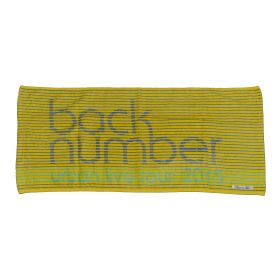 back number(バックナンバー) アーバンライブツアー2015 フェイスタオル イエロー