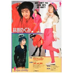 林原めぐみ(めぐさん) ポスター 虹色のSneaker Half and, Half 1991