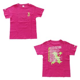 JAM Project(ジャム・プロジェクト) LIVE 2010 10th Anniversary Tour MAXIMIZER?Decade of Evolution? Tシャツ ピンク