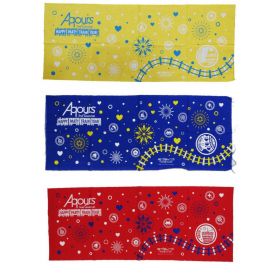 Aqours(アクア) ラブライブ！サンシャイン!! Aqours 2nd LoveLive! HAPPY PARTY TRAIN TOUR 手ぬぐい 3種類セット 神戸 さいたま 名古屋